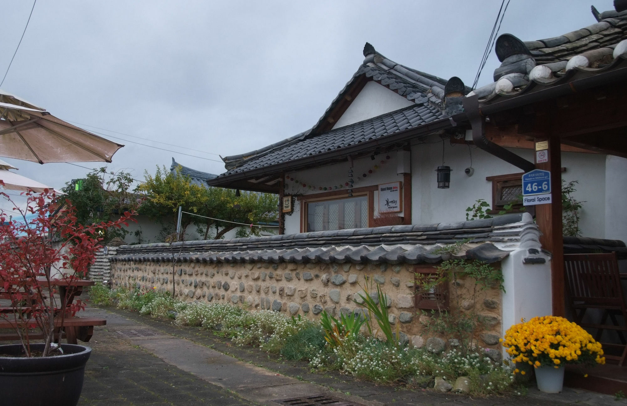 Floral Space Hanok Guesthouse Kjongdzsu Kültér fotó