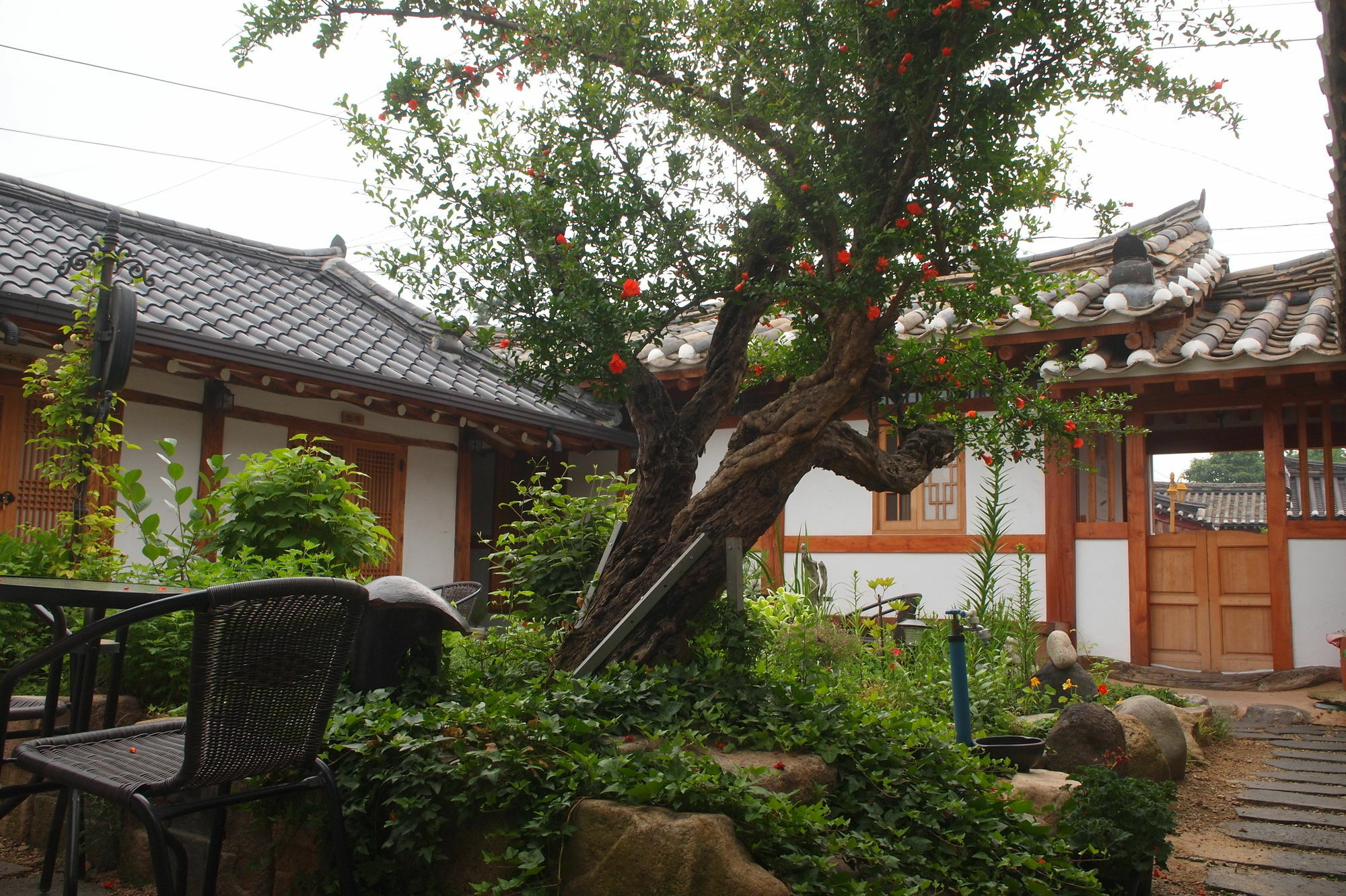 Floral Space Hanok Guesthouse Kjongdzsu Kültér fotó